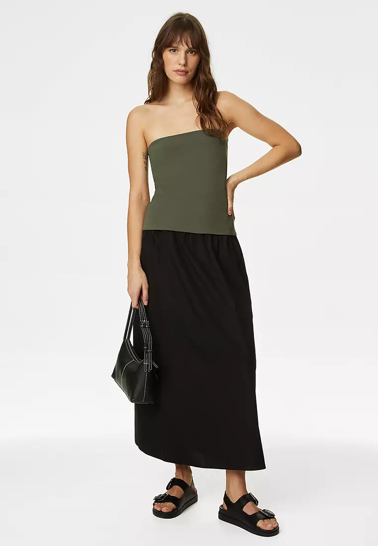 Cotton Rich Bandeau Top