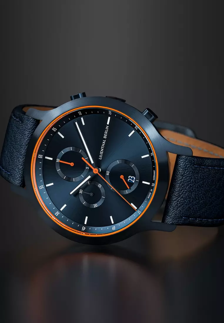 Chronograph Blue Orange