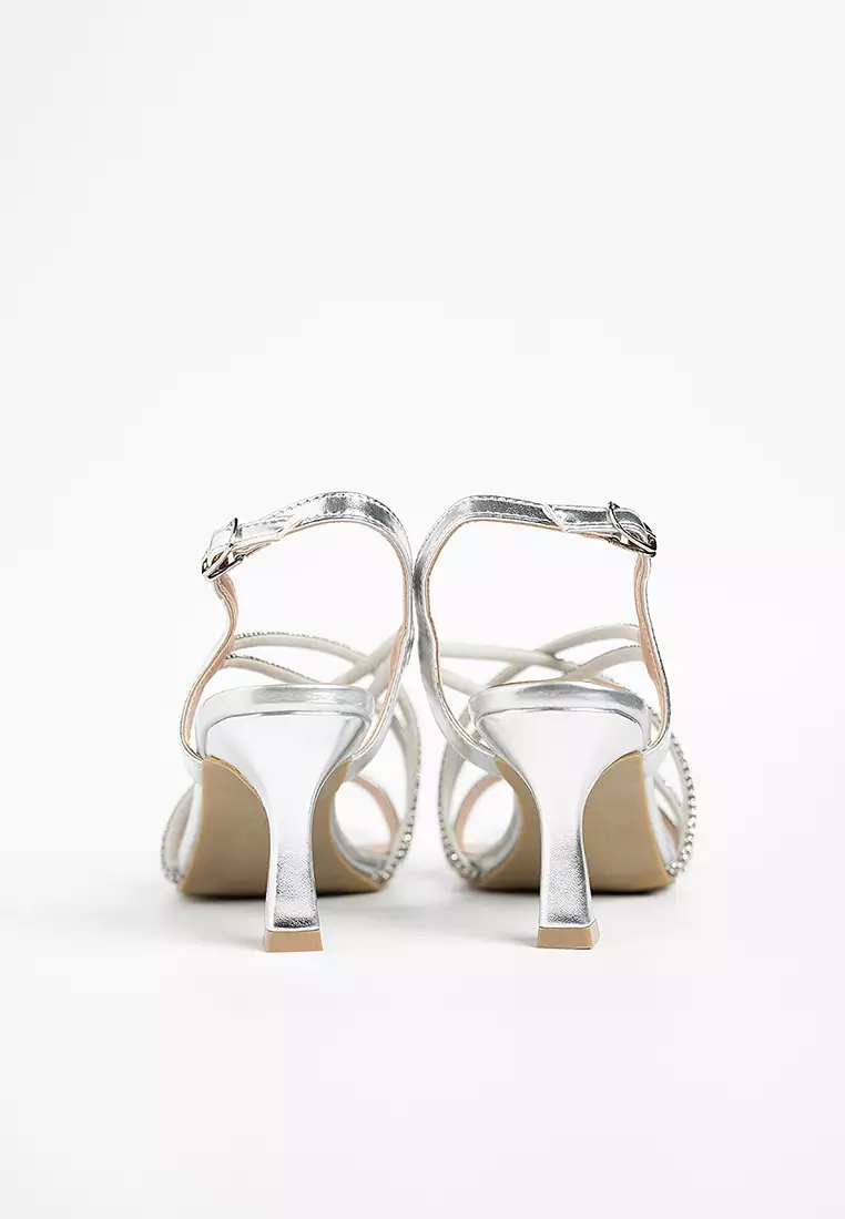 Yvan Cross Slingback Heels