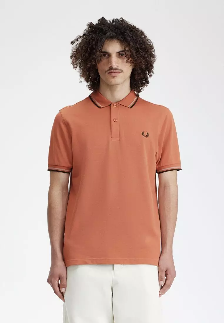 Fred perry hotsell orange shirt