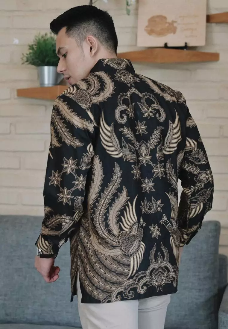 kemeja batik pria lengan panjang BATU RADEN J453