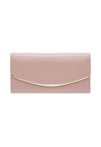Tracey pink Bella Long Fold Wallet 53F76AC810746FGS_1
