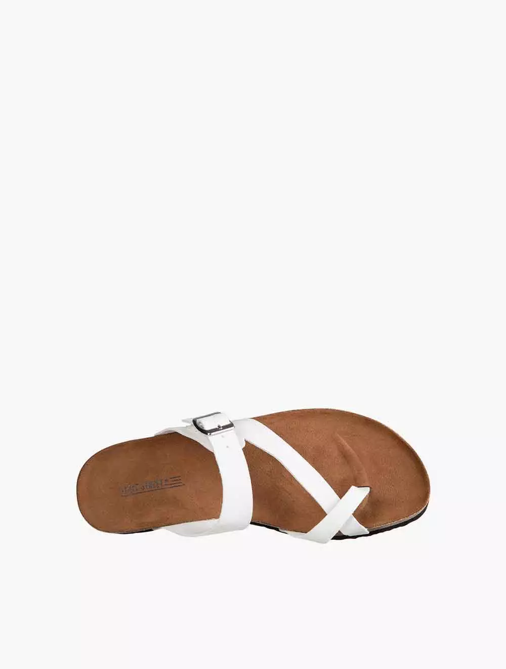 Payless State Street Womens Opal Footbed Thong - White_05