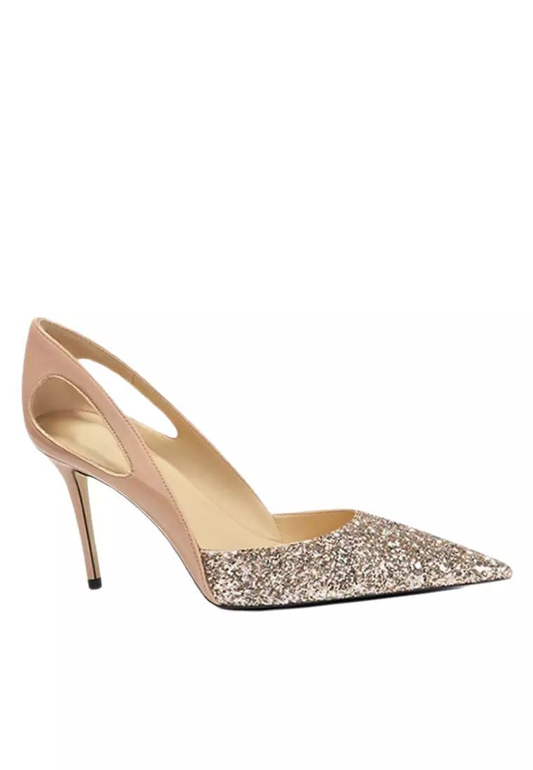 Discount on Twenty Eight Shoes  shoes - SKU: 6cm Hollowed Sequins Pointed Wedding Heels Px708-A60