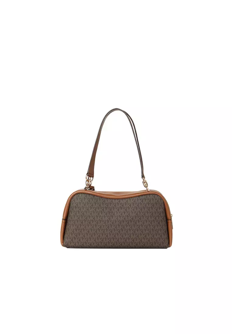 Buy MICHAEL KORS Women's Cecily Medium Signature Logo Shoulder Bag in ...