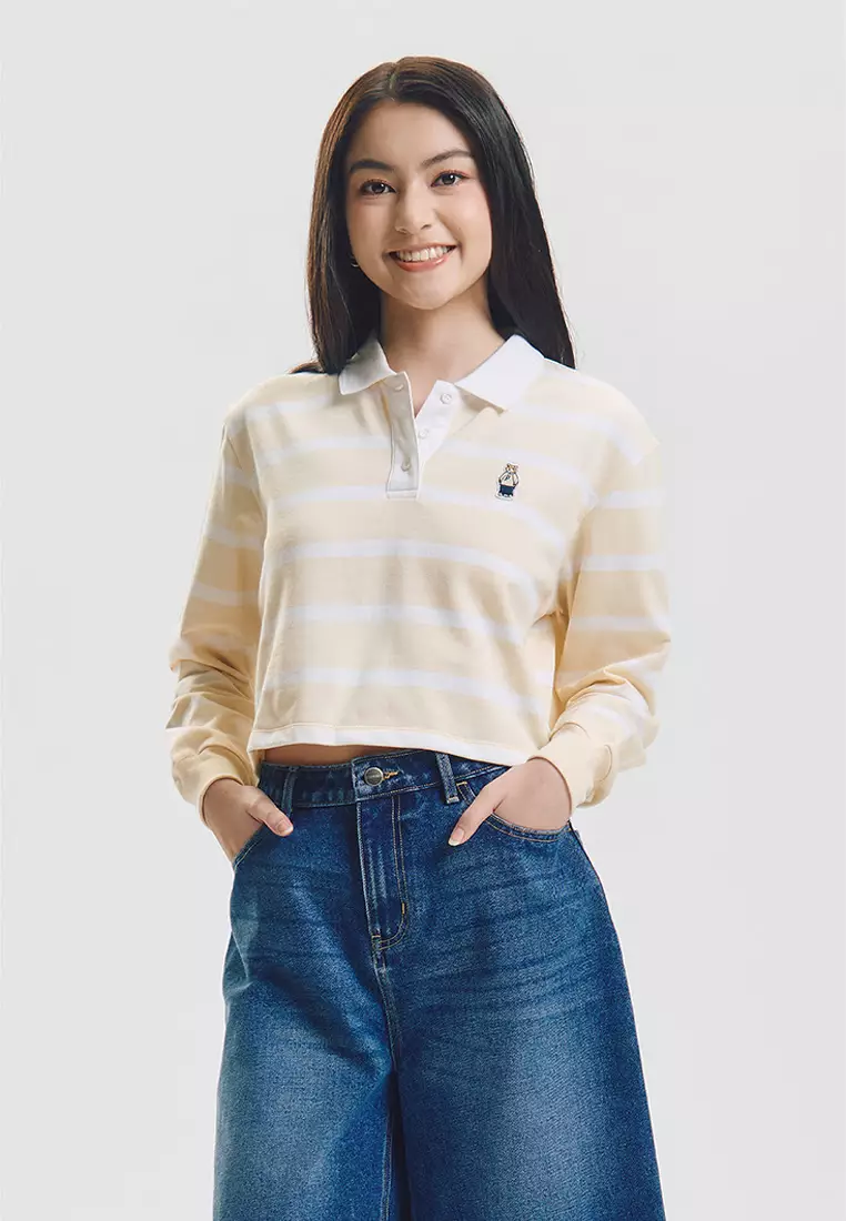 Crew Striped Loose Pullover Sweater