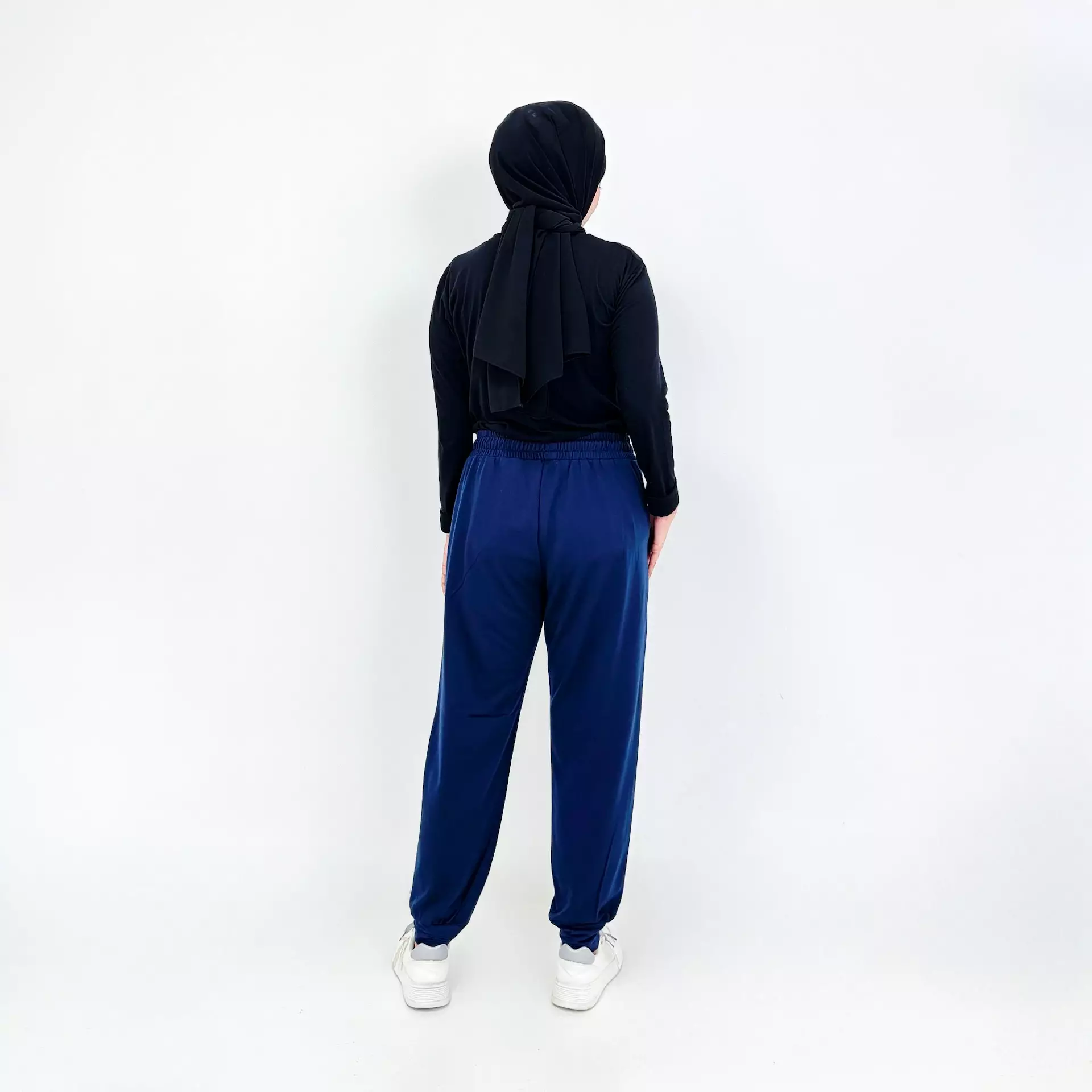 Celana Jogger Sporty Disa NAVY Bawahan Training Wanita UV Protection