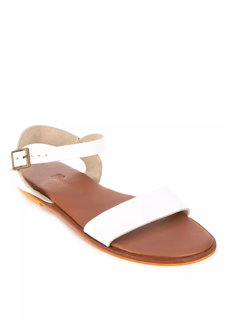 Buy CARMELLETES Ankle Strap Leather Sandals 2024 Online ZALORA