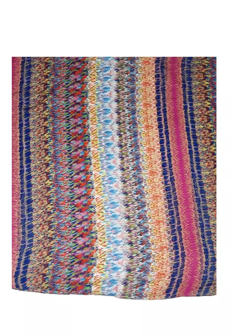 Sylva Printed Scarf Blue