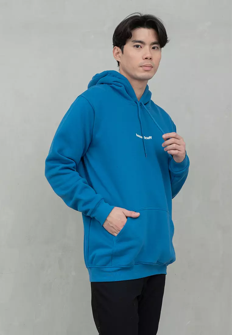 Houseofcuff Jaket Jumper Hoodie Tebal Premium Glow In The Dark Biru