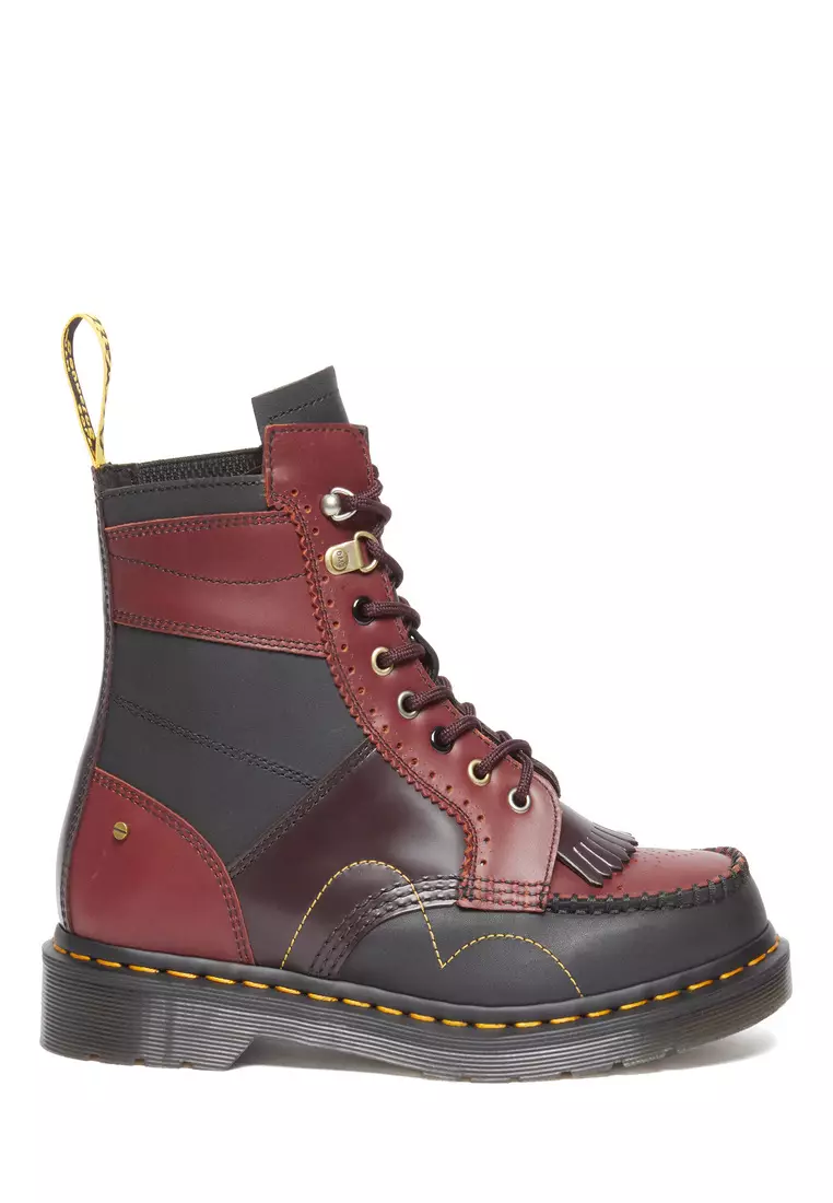 Discount on Dr. Martens  shoes - SKU: 1460 Fused Greasy Abruzzo Smooth Leather Boots Women