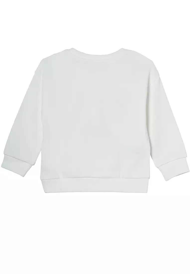 Girls white sweatshirt store