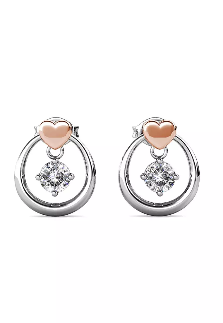 Felina Love Earrings Embellished with SWAROVSKI® crystals