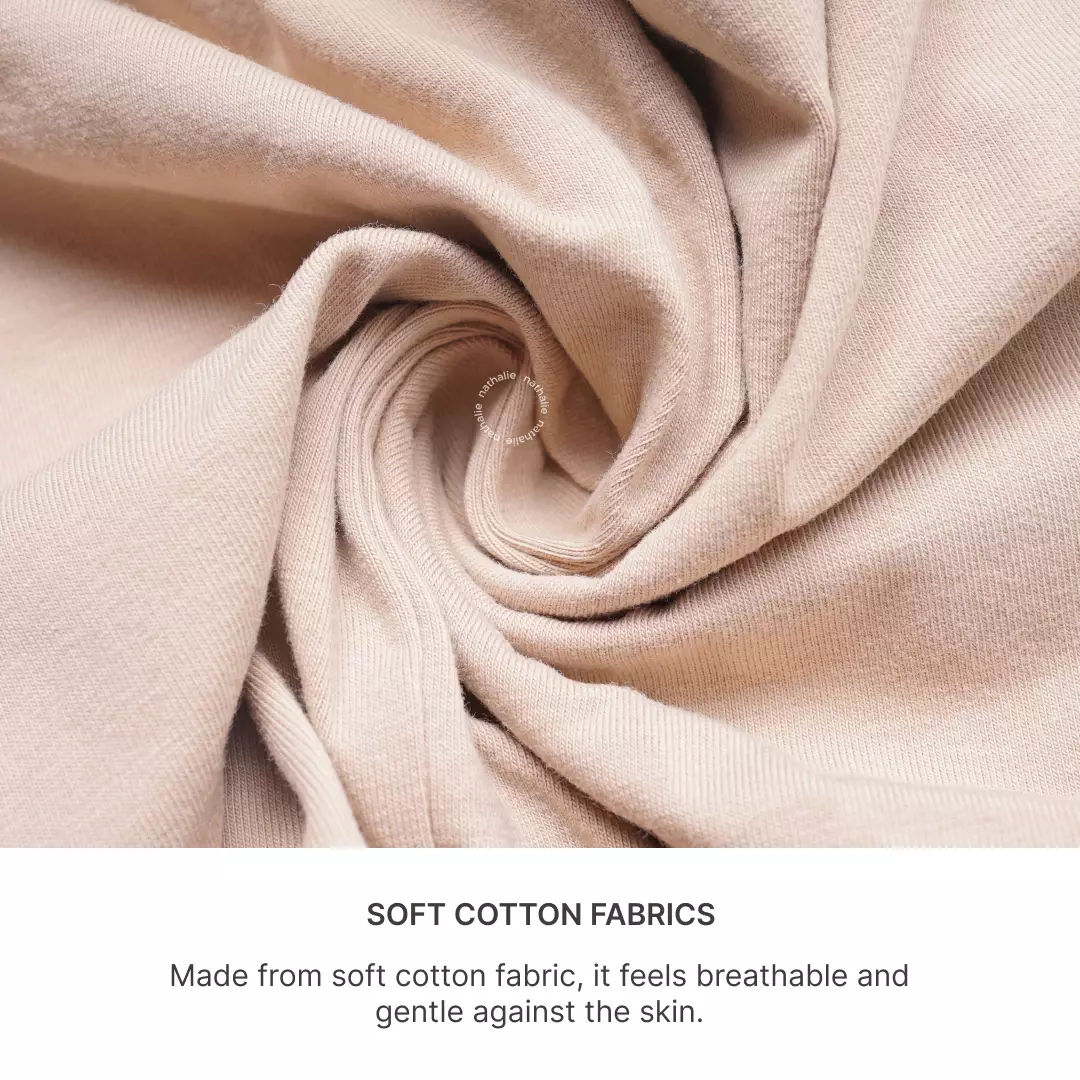 Nathalie Celana Pendek Katun 1 pcs NTC 3394 - Merah Tua