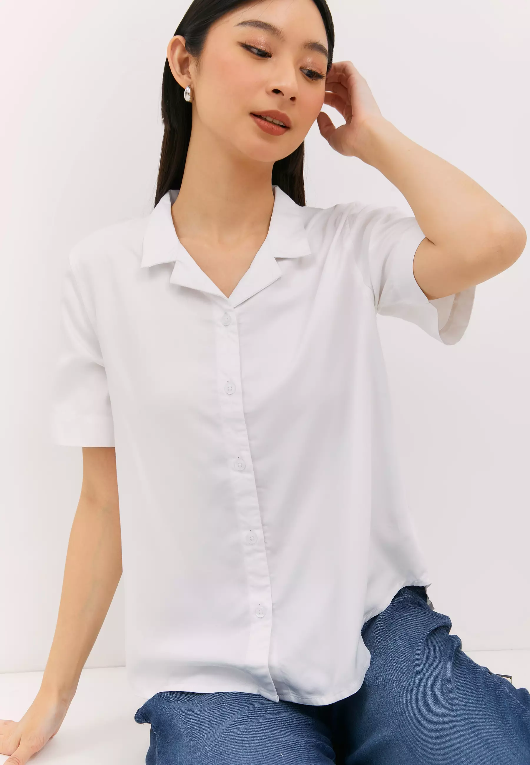 Kamila White Blouse (G.1505)