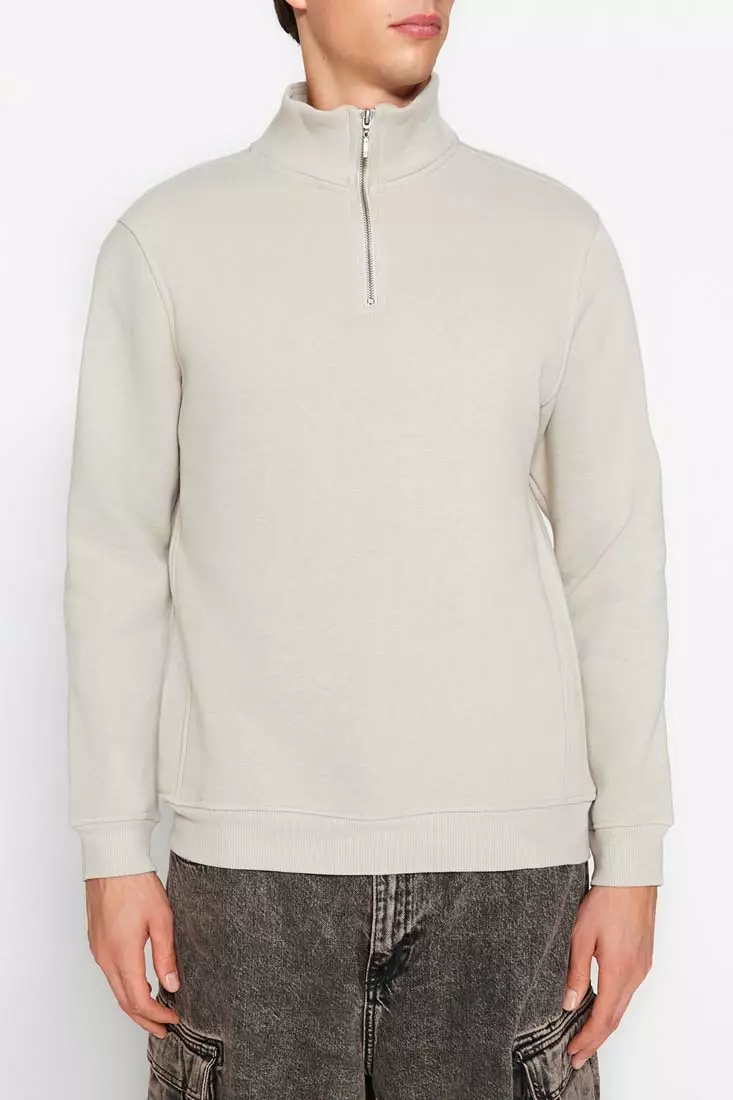 網上選購Trendyol Regular Fit Half-Zip Sweatshirt 2025 系列