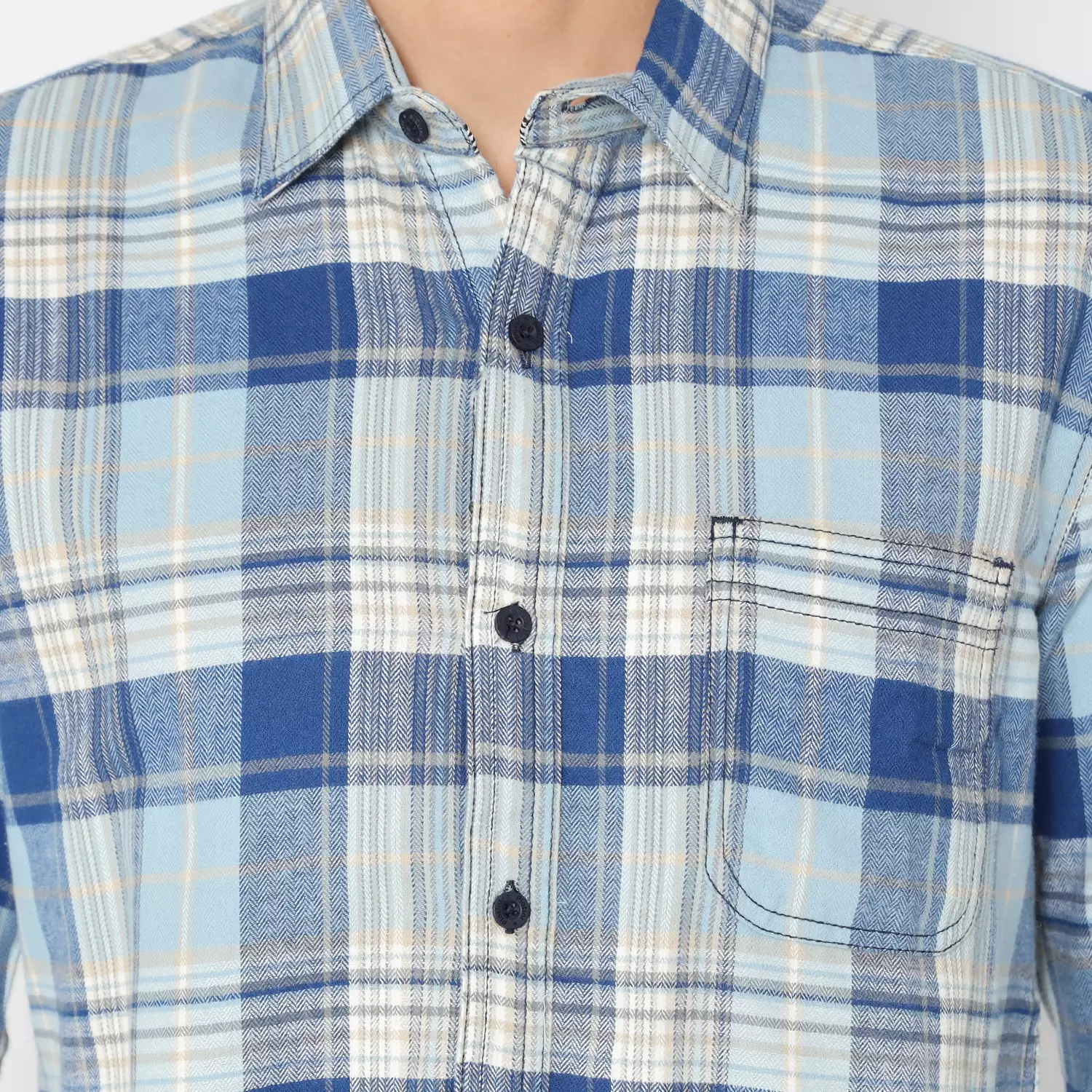 Platini Kemeja Flanel Pria Lengan Panjang 76164