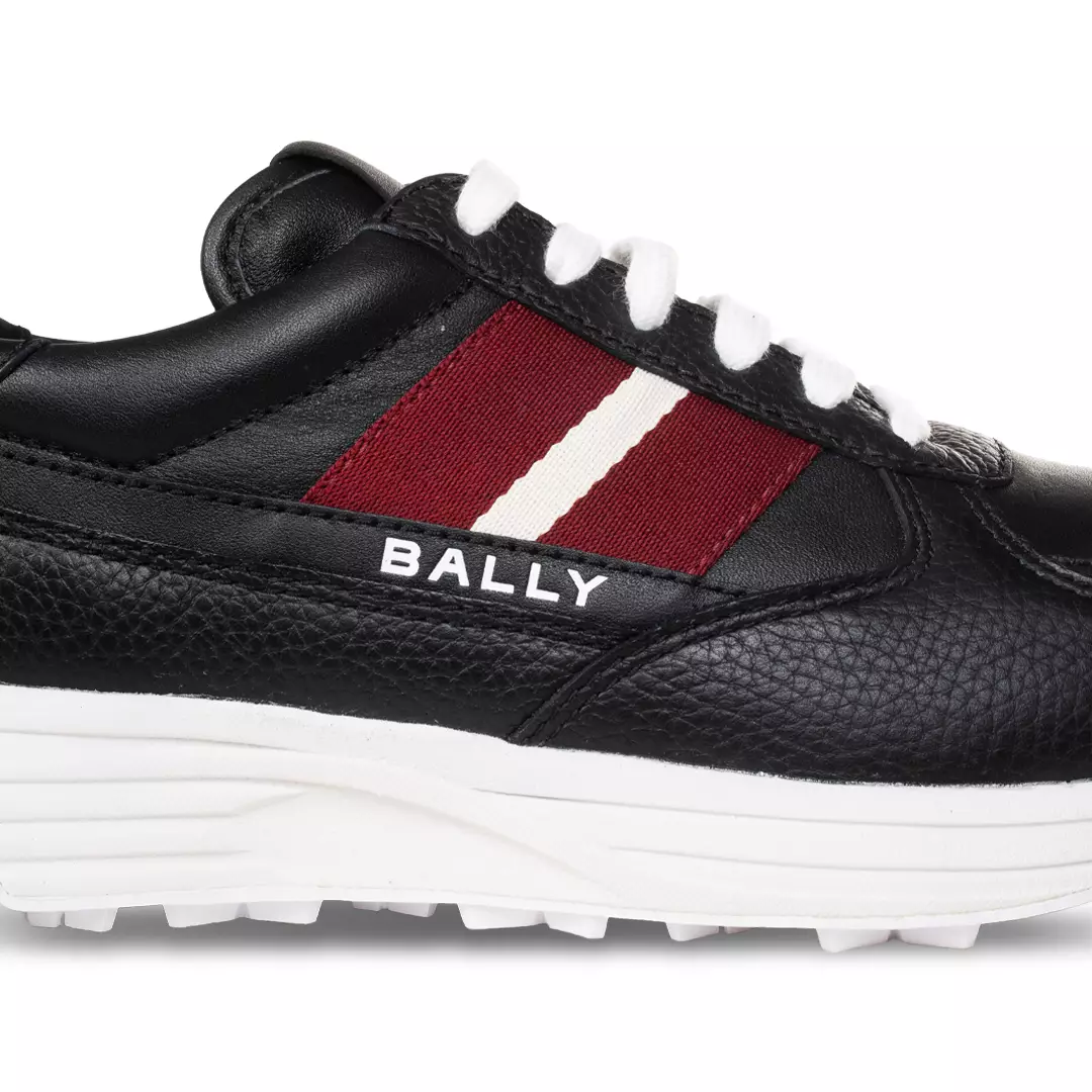 Golf Capsule Sneaker Grained Leather - Black