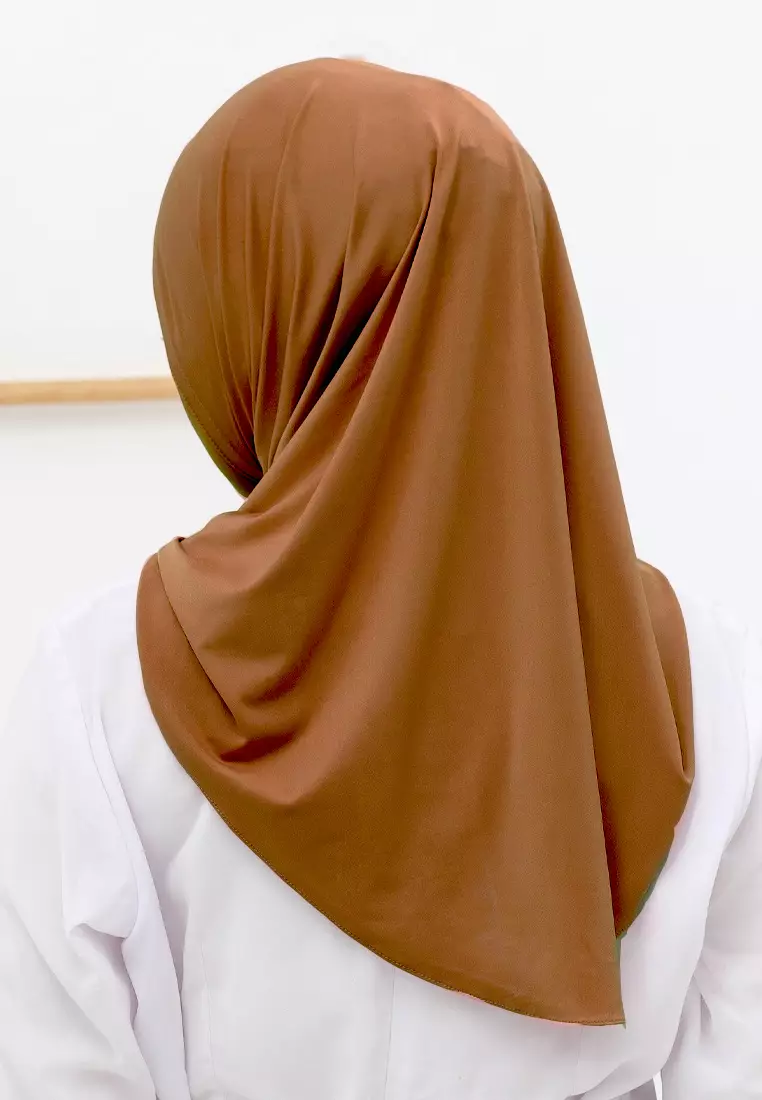 Jilbab Wanita Instan Curve Hijab Choco