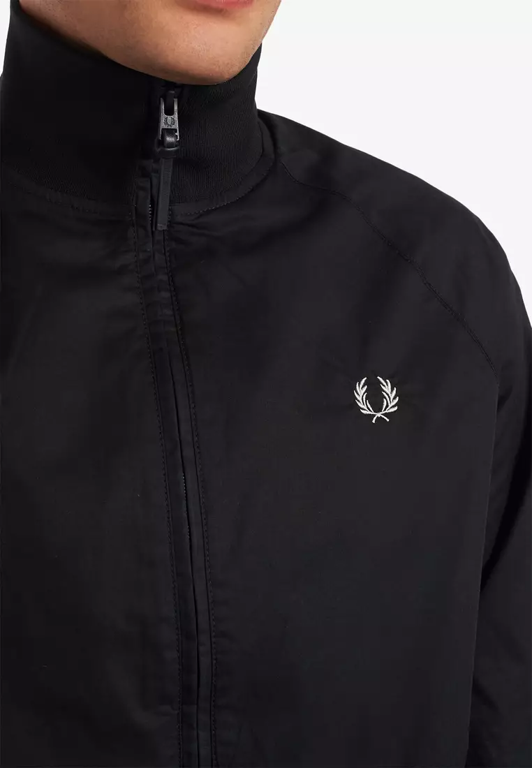 Fred perry panelled discount zip through jacket