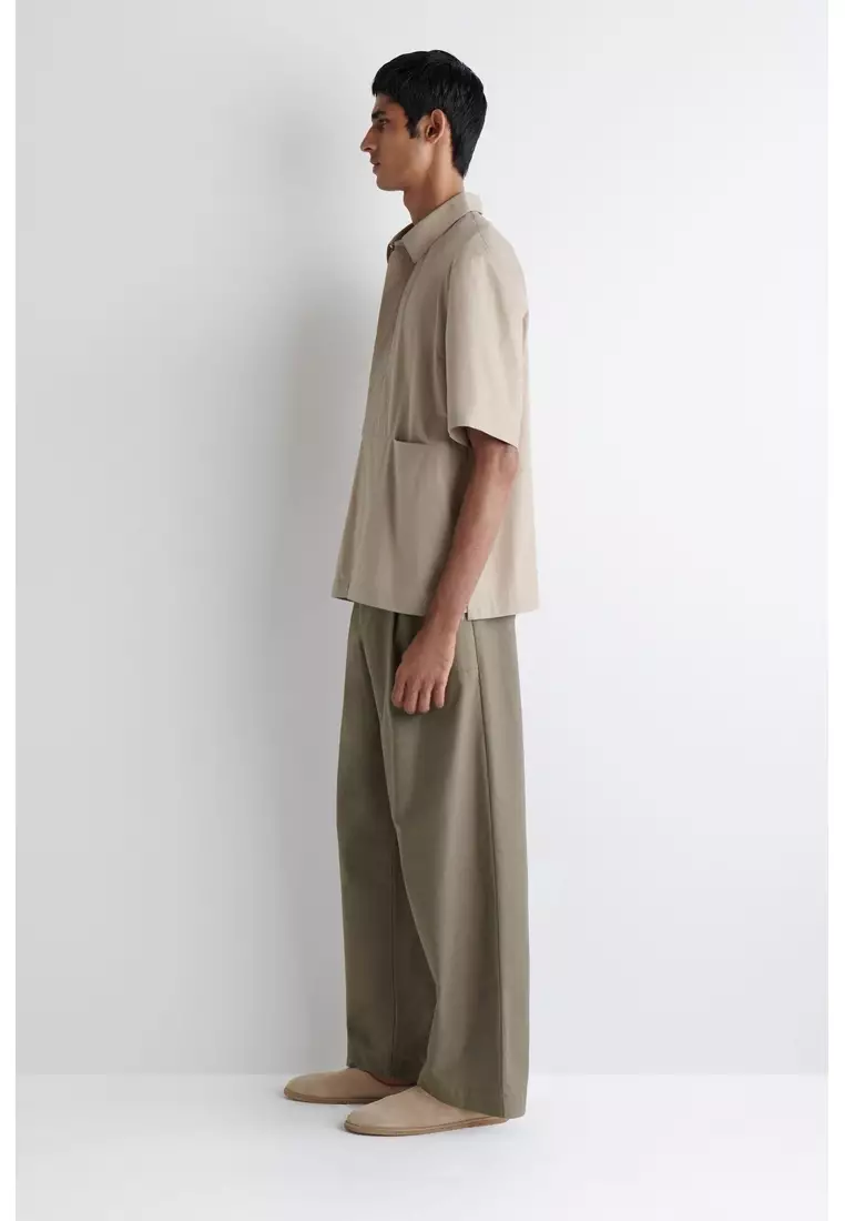 POPOVER COTTON-POPLIN SHIRT