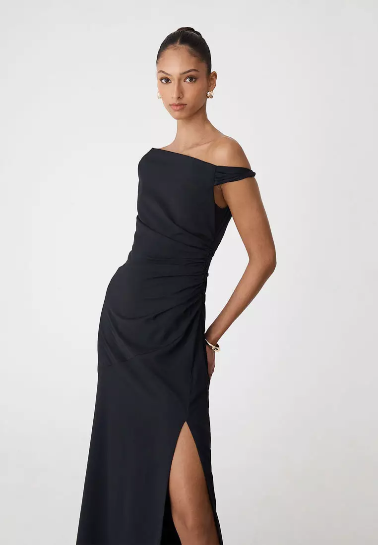 Afina One Shoulder Twist Dress
