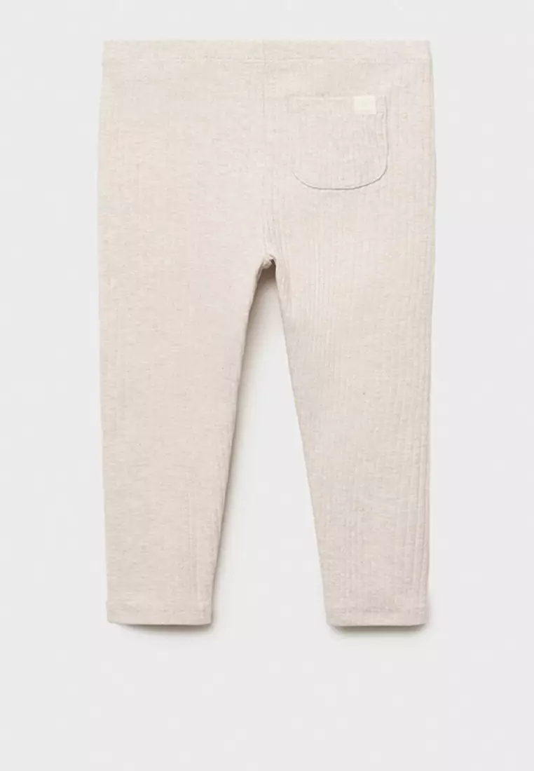 Cotton Ribbed Leggings