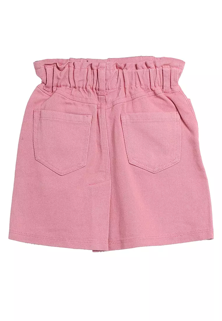 Baby pink 2024 denim skirt