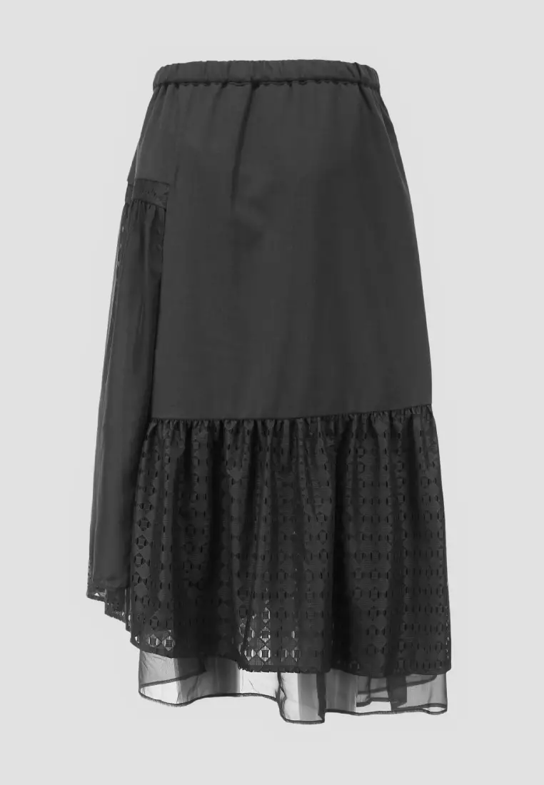 Buy INITIAL FASHION Irregular Ruffle Skirt Online | ZALORA Malaysia