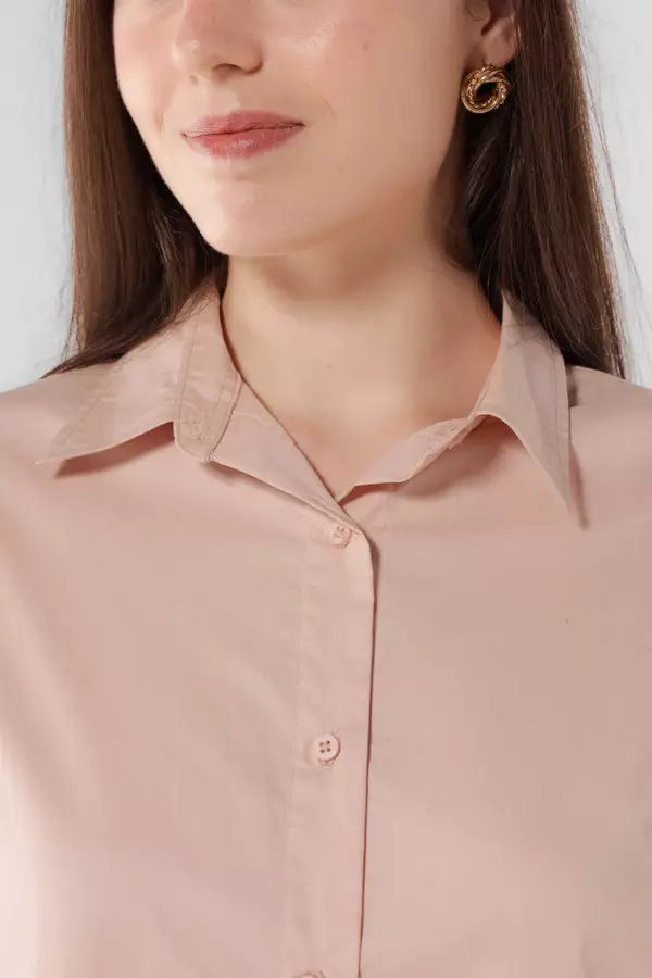 MINIMAL - Alissa - Kemeja Basic Regular Fit - Pink Colour Pink