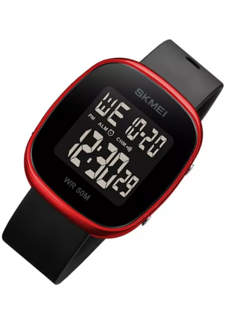 Jam Tangan Digital Pria Waterproof Many Function Strap Tali Material Silicone BY98 ORIGINAL