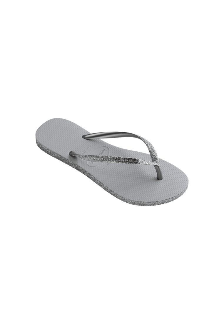 Women Slim Sparkle II Flip Flops - Ice Grey