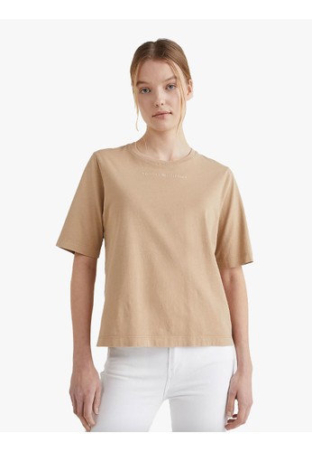 Jual Tommy Hilfiger Tommy Hilfiger - Logo Relaxed Fit T-Shirt ...