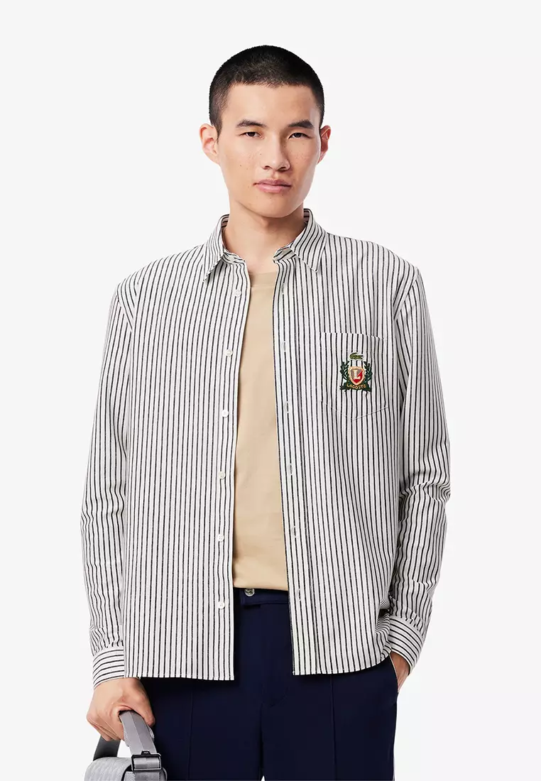 Regular Fit Striped Cotton Shirt