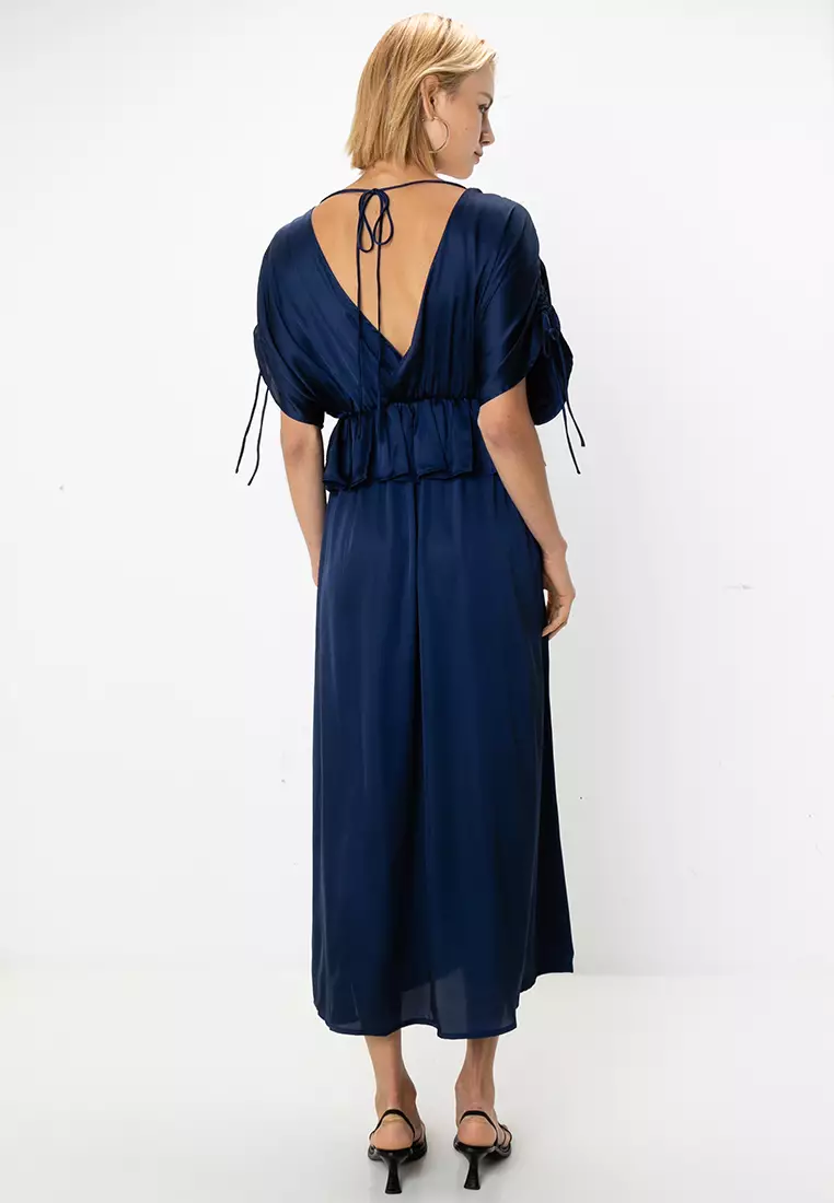 Asos design embroidered midi dress clearance