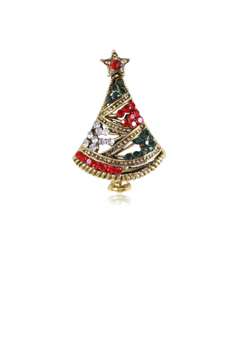 Christmas tree brooch top
