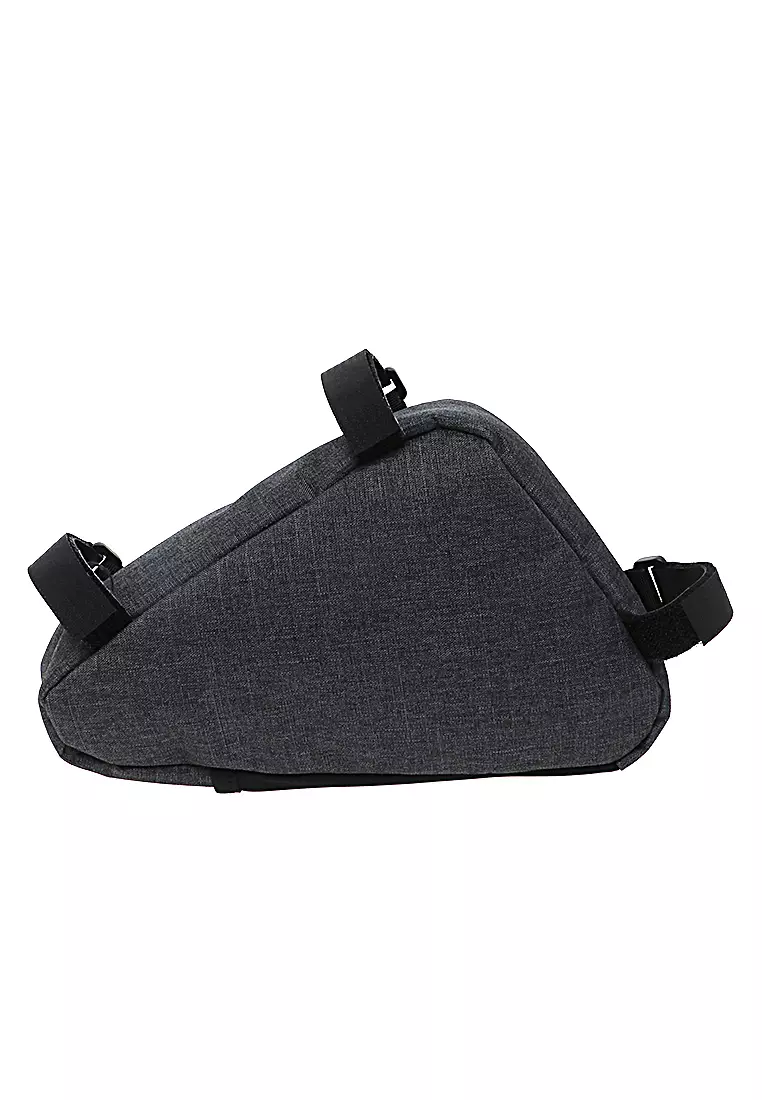 Qian Tas Sepeda Serbaguna Triangle Frame Bag Pouch Waterproof Material Polyester ORIGINAL - Black