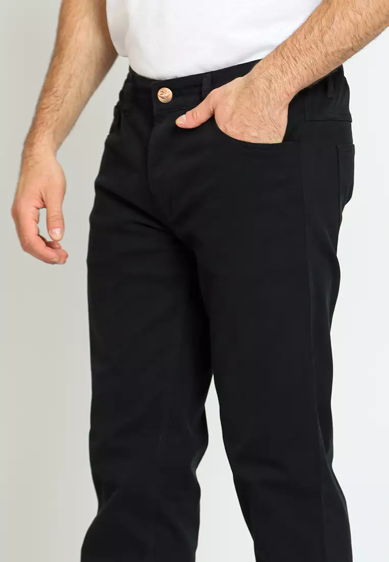 Celana Chinos Glorius Hitam 112401