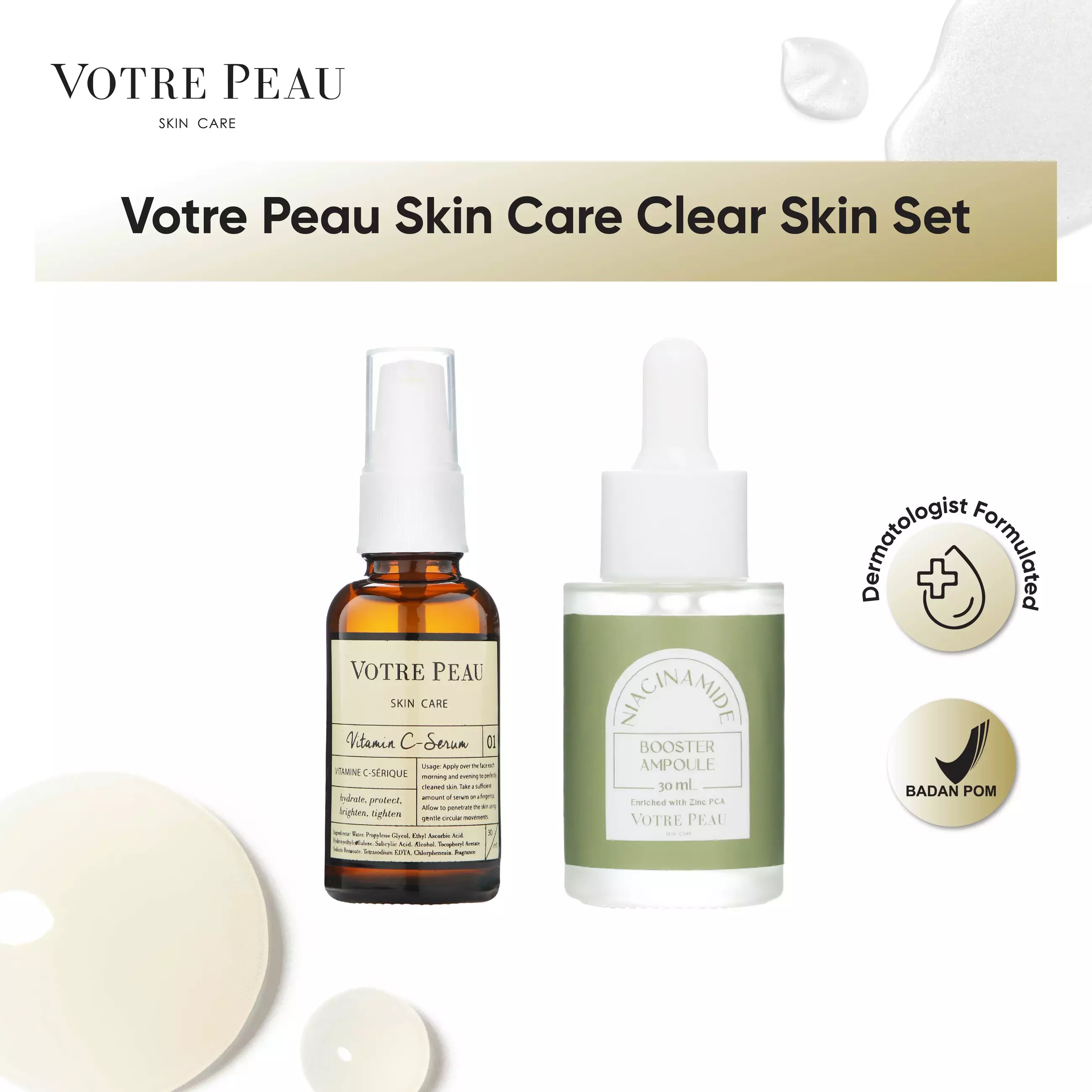 Jual Votre Peau Votre Peau Skin Care Clear Skin Set Original 2024 Zalora Indonesia 