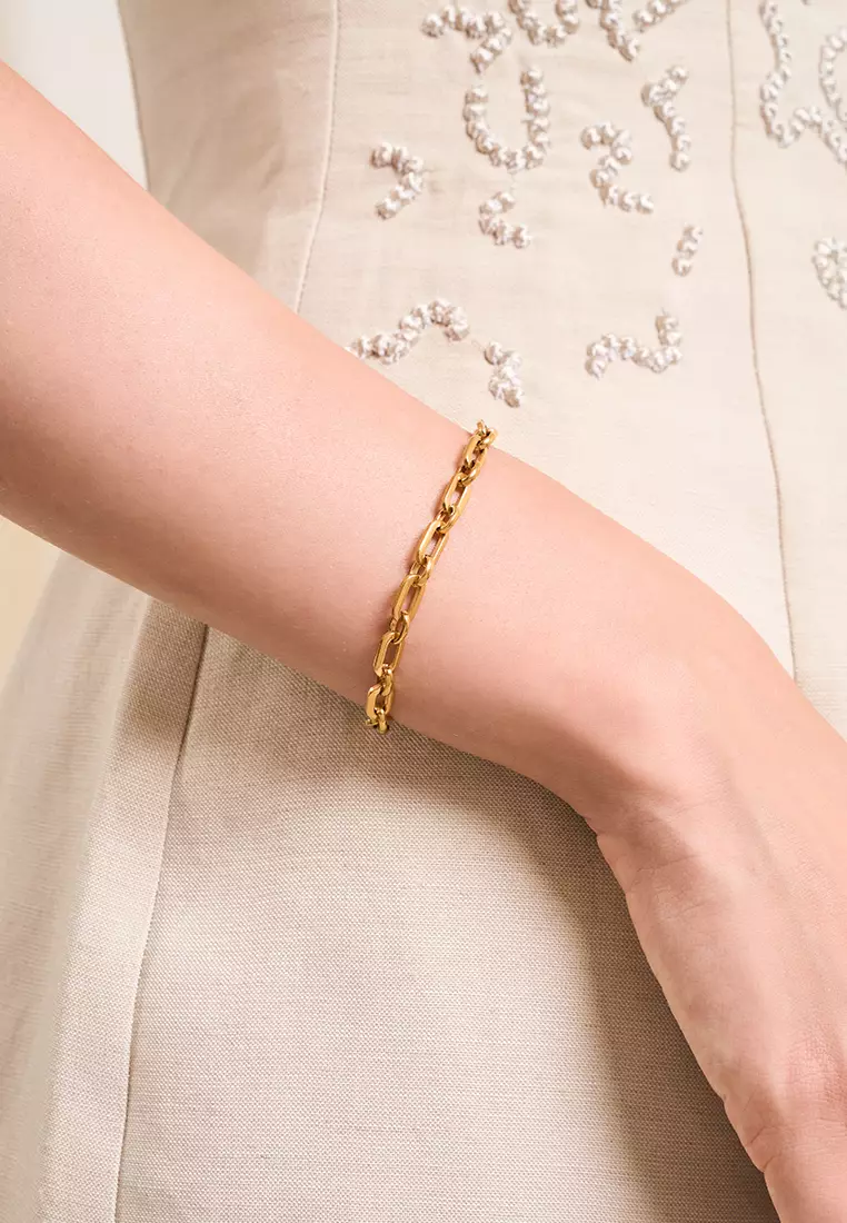 Rue Chain Bracelet in Gold