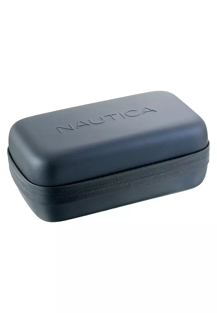 Nautica - Jam Tangan Pria - Silver - Black Rubber Strap - NAPUSS901