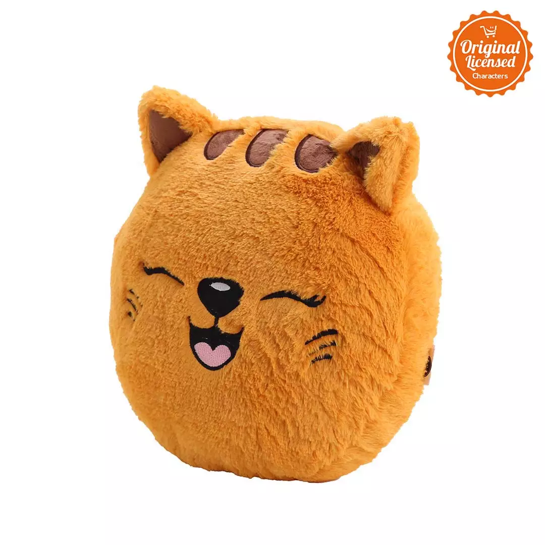 Boneka Bantal Kepala Cat 30 cm - Gold 