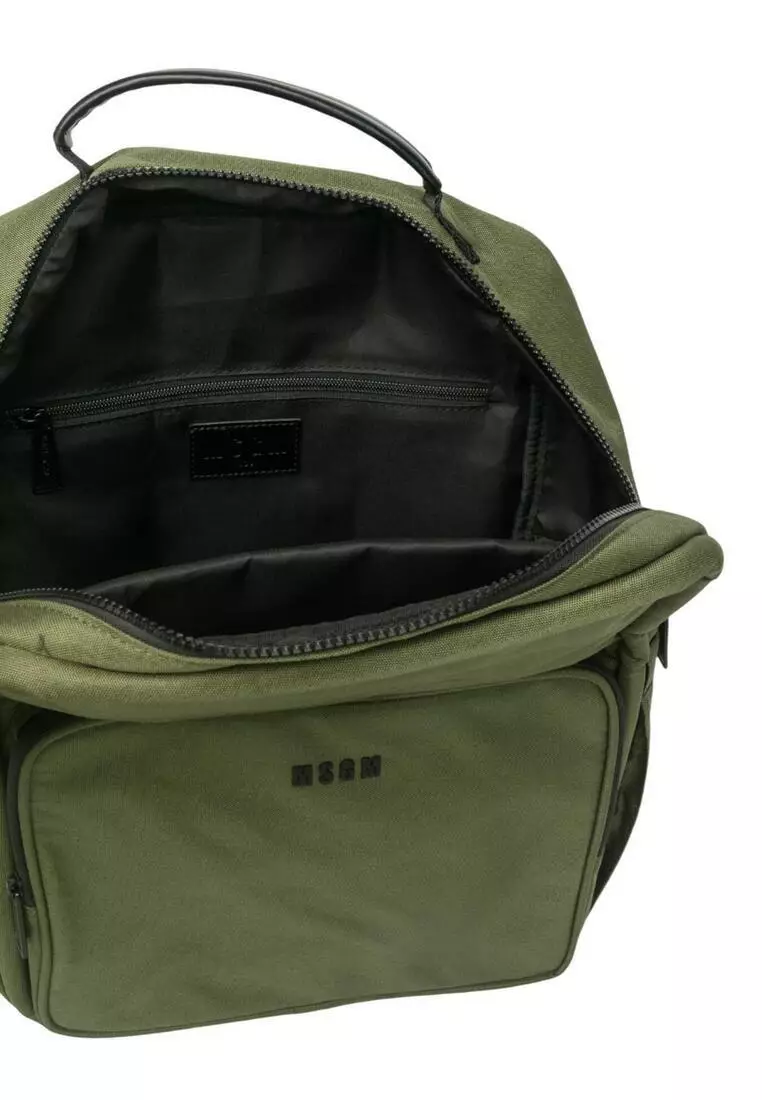 Msgm Monogram Backpack Backpacks 600053060blk main image 1