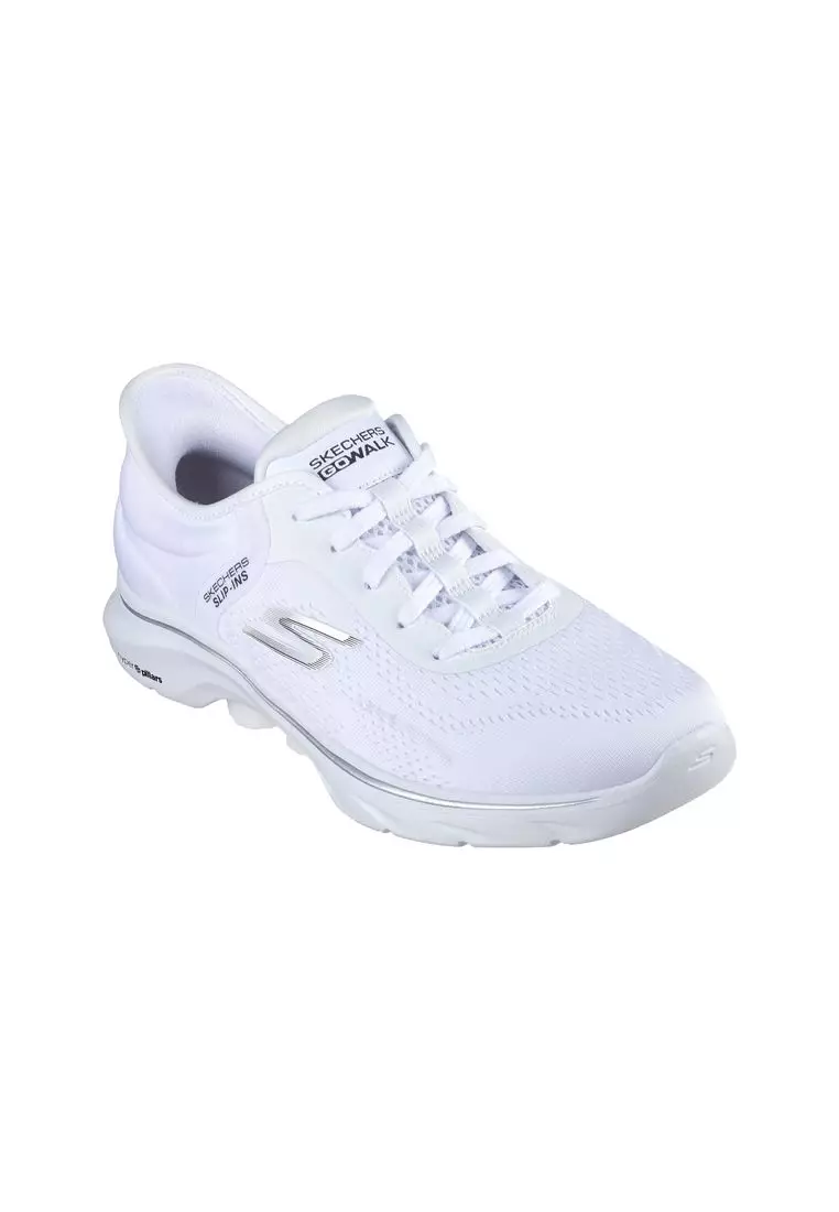 Discount on Skechers  shoes - SKU: Skechers Womens Go Walk 7 - Valin Slip-Ins Engineered Mesh Lace Up