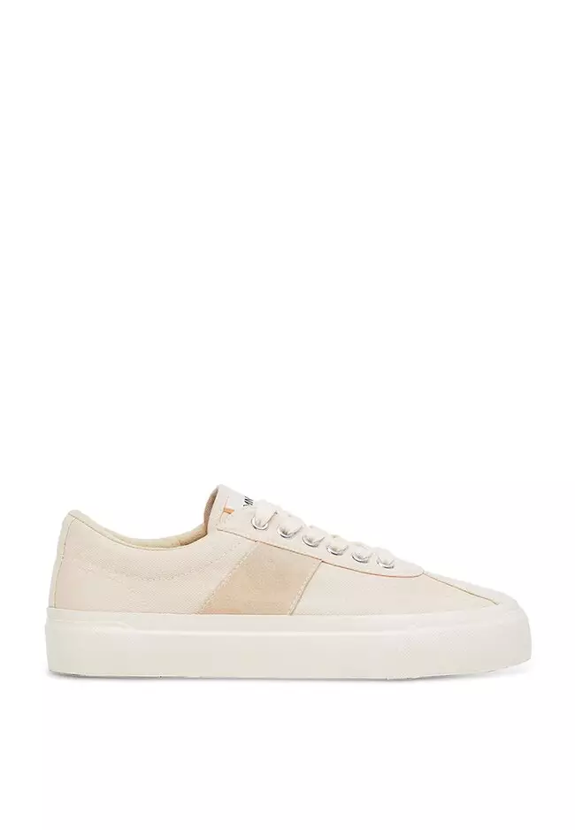 Discount on Mango  shoes - SKU: Lace-Up Cotton Sneakers