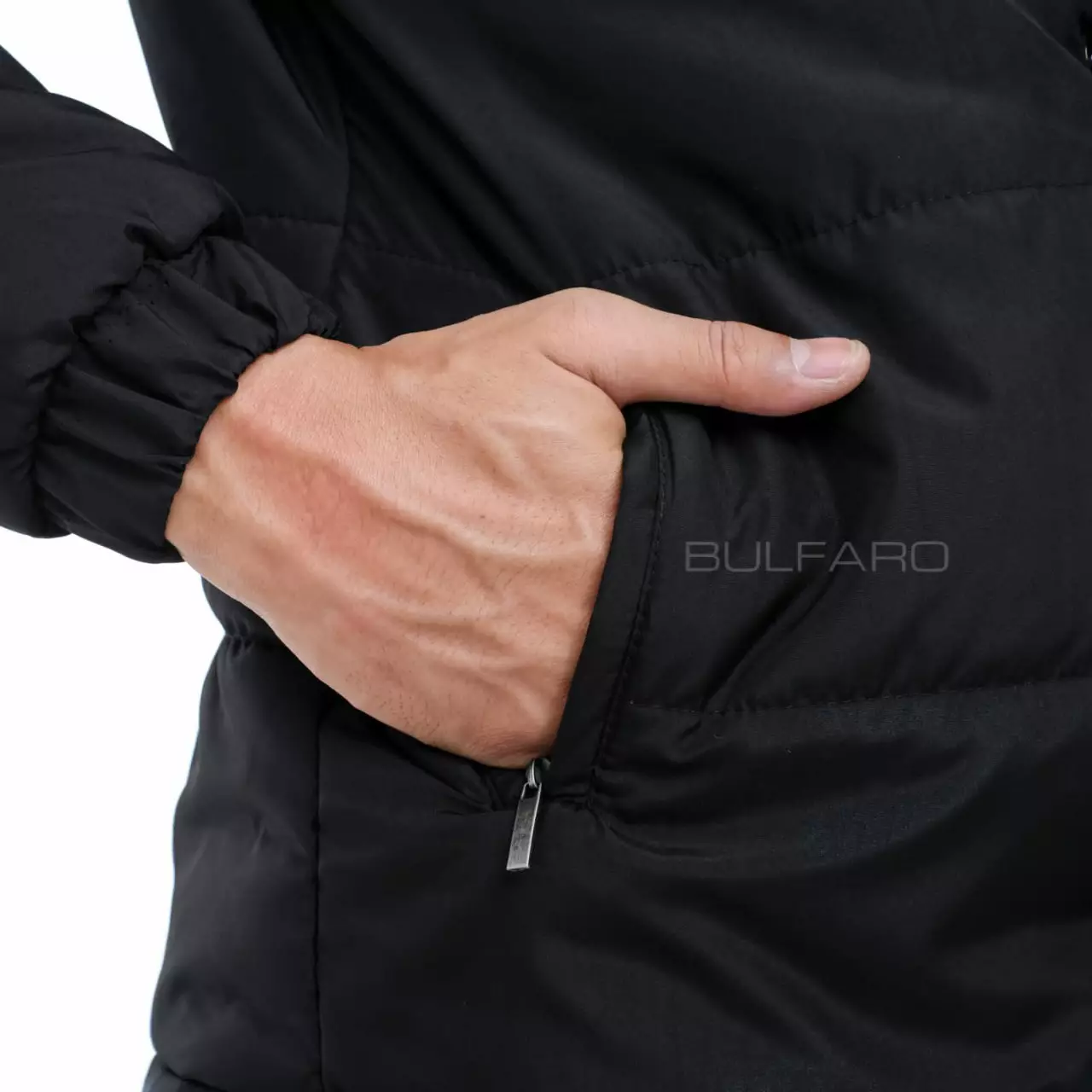 Jaket Puffer Stormy Black