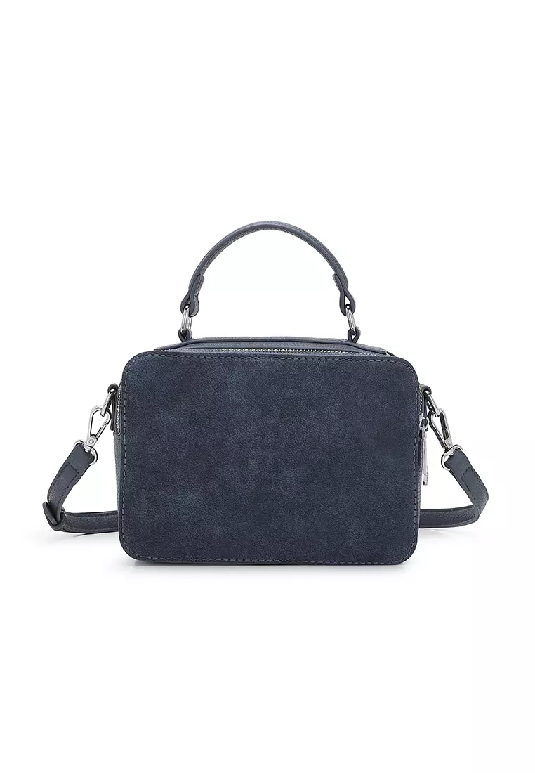 Women's Top Handle Bag / Sling Bag / Crossbody Bag / Shoulder Bag (Tas Tangan Wanita / Tas Selempang Wanita / Tas Bahu Wanita) - Biru