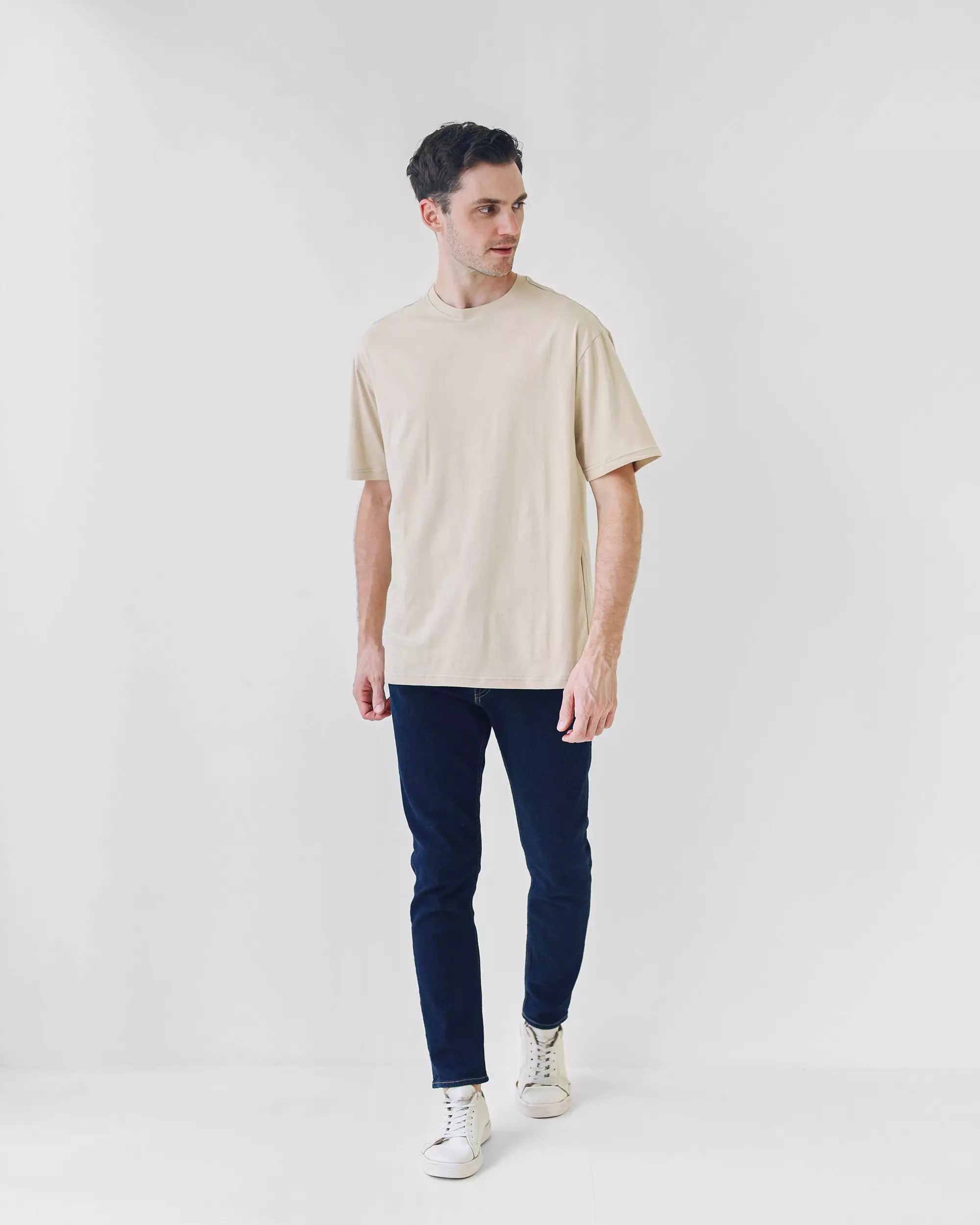 Cotton Well T-Shirt Oversized Fit | Kaos Santai Polos Katun Combed