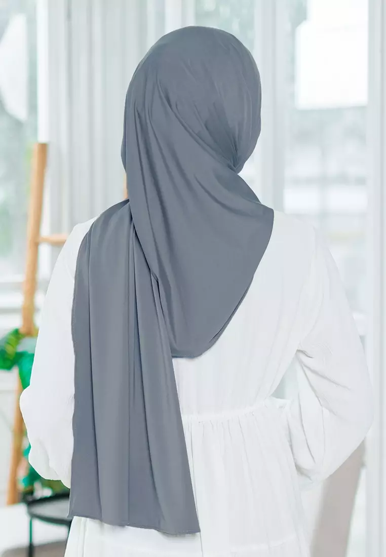 HIJAB INSTAN QILA - DARK GREY