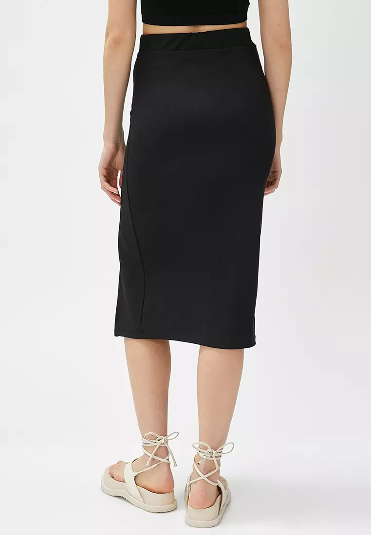 Midi Slit Skirt
